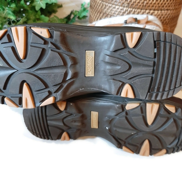 KHOMBU Wayerproof suede/sherpa zip duck boot - Picture 4 of 6